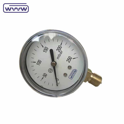 Czarna stal lpg niski miernik ciśnienia kapsuły Specyfikacje niestandardowe 2,5 &quot; 63mm 0-5psi