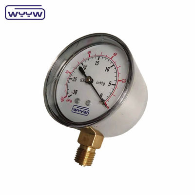 niski manometr ss 63mm inH2O wc mbar miernik ciśnienia w mierniku