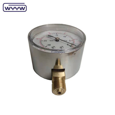 niski manometr ss 63mm inH2O wc mbar miernik ciśnienia w mierniku