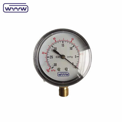 niski manometr ss 63mm inH2O wc mbar miernik ciśnienia w mierniku