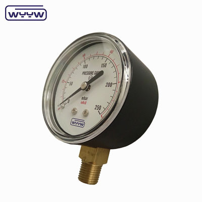 150mbar Low Bellows Typ Manometru ciśnienia 63mm
