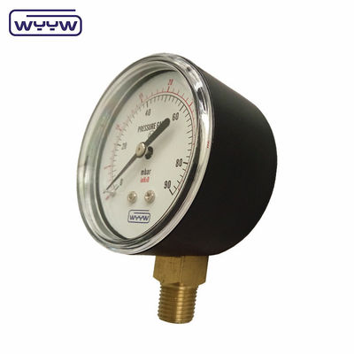 150mbar Low Bellows Typ Manometru ciśnienia 63mm