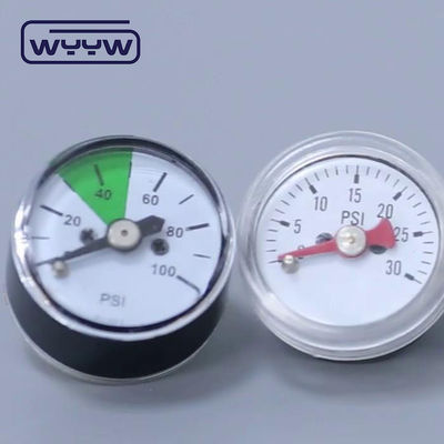 Z tyłu zamontowany manometr miernika ciśnienia 23 mm do gaśnic pożarowych