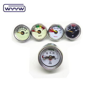 Mały manometr ciśnienia 23mm 22mm Hexagon Mini manometr ciśnienia powietrza