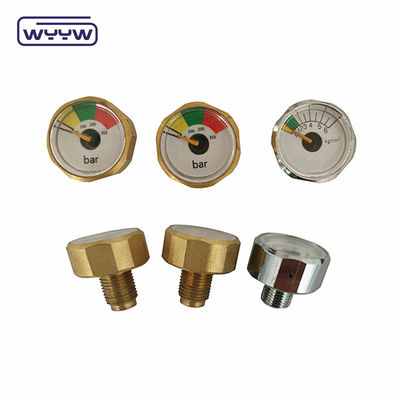 Mały manometr ciśnienia 23mm 22mm Hexagon Mini manometr ciśnienia powietrza