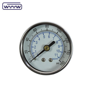 Suche użycie Bez oleju Wracający miernik ciśnienia 160 Psi powietrze 60mm miernik ciśnienia SS