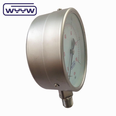 Sucha miernika ciśnienia ze stali nierdzewnej 100 mm OEM ODM OBM