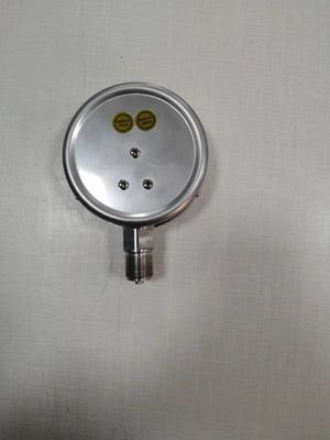 Zamówiony miernik ciśnienia ze stali nierdzewnej 100 mm Manometr rurki Bourdon