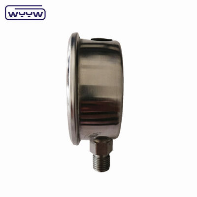 60 mm Ciśnieniozmierzacz wypełniony płynem 250 bar Manometr EN 837-1