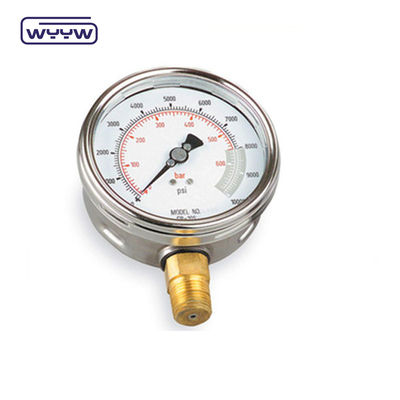 Silikon 4 Inch Bezel Pierścień Ciśnienioznacznik 100mm Wybierz dolny montaż