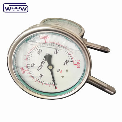 Miernik ciśnienia z stali nierdzewnej wypełniony olejem 4&quot; 100mm