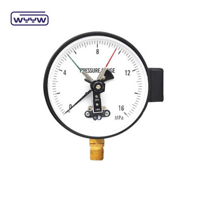Elektryczny miernik ciśnienia 100 mm 380 V Manometr z tyłu ze stali