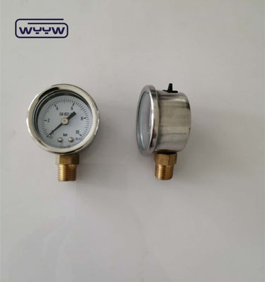 1.5&quot; 40mm Glicerynę wypełniony manometr ciśnienia 100kpa dolne połączenie