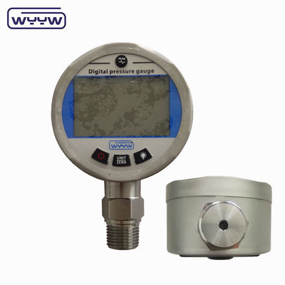 Granice ciśnienia próżniowego cyfrowy miernik ciśnienia o średnicy 80 mm temperatura robocza 20-140 ° F