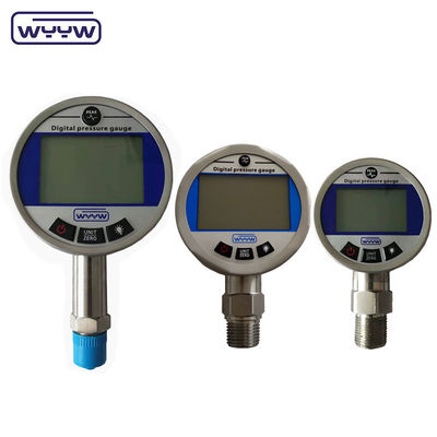 Granice ciśnienia próżniowego cyfrowy miernik ciśnienia o średnicy 80 mm temperatura robocza 20-140 ° F