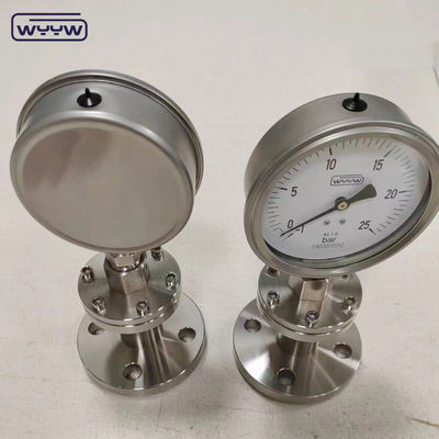 1/4 1/2&quot; NPT BSP Diafragma Miernik Położenie podłączenia ±2,5% 1,6% Dokładność