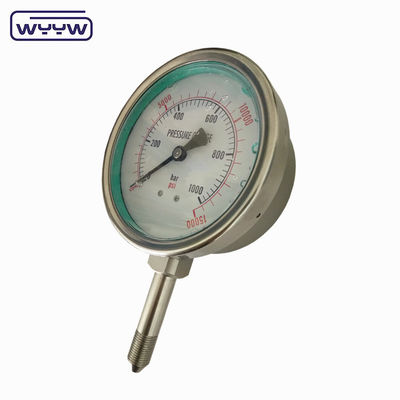 Prężarka wypełniona cieczą przemysłową 63 mm 100 mm 150 mm Opcje