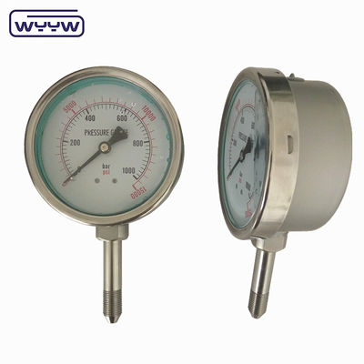 Prężarka wypełniona cieczą przemysłową 63 mm 100 mm 150 mm Opcje