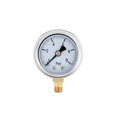 Small Pressure Gauge Mini Pressure Gauge with 20~38mm Dial Size 0-40Mpa Pressure Range and M10x1 Connection