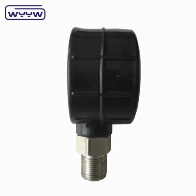 Cyfrowy ciśnieniomierz ze stali nierdzewnej o średnicy 65 mm z dokładnością 0,4% dla zastosowań przemysłowych