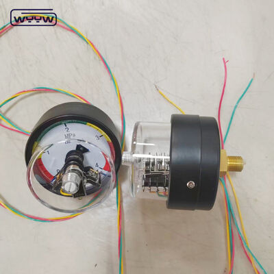 63mm Elektryczny manometr kontaktowy z tylnym przyłączem i zakresem 4MPa do zastosowań przemysłowych