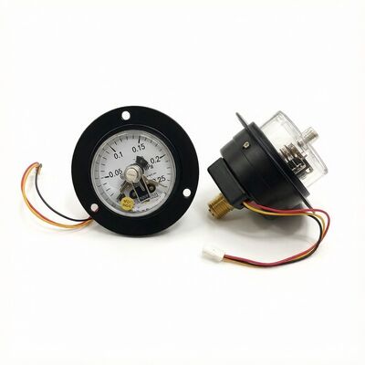 60 mm Osiowy kołnierz Elektryczny miernik ciśnienia kontaktowego -0,05 ~ 0,25 MPa 10VA Typ suchy